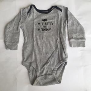 Carter's gray onesie